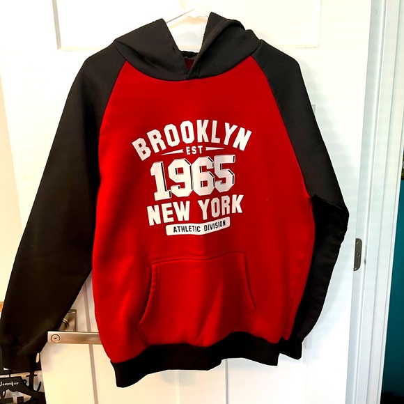 Other - Brooklyn 1965 Red and Black Men's Hoodie